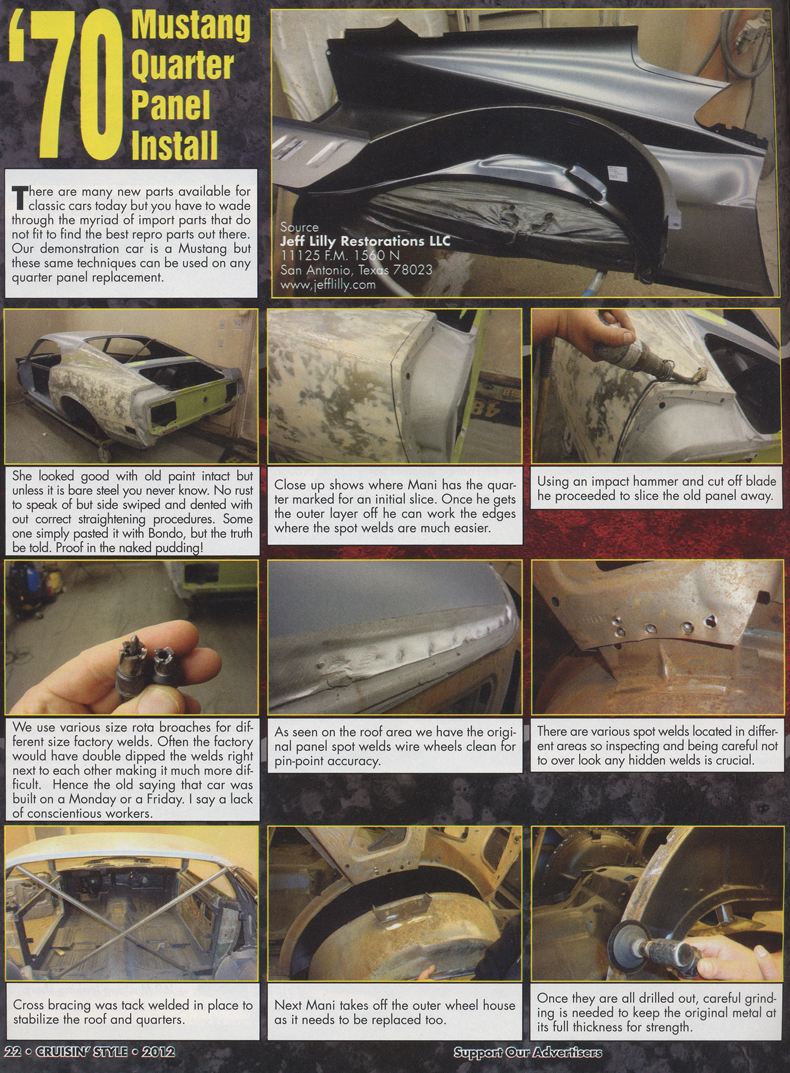 replacement quarter panel on Quarter Panel Install Build Tips Jeff Lilly Restorations